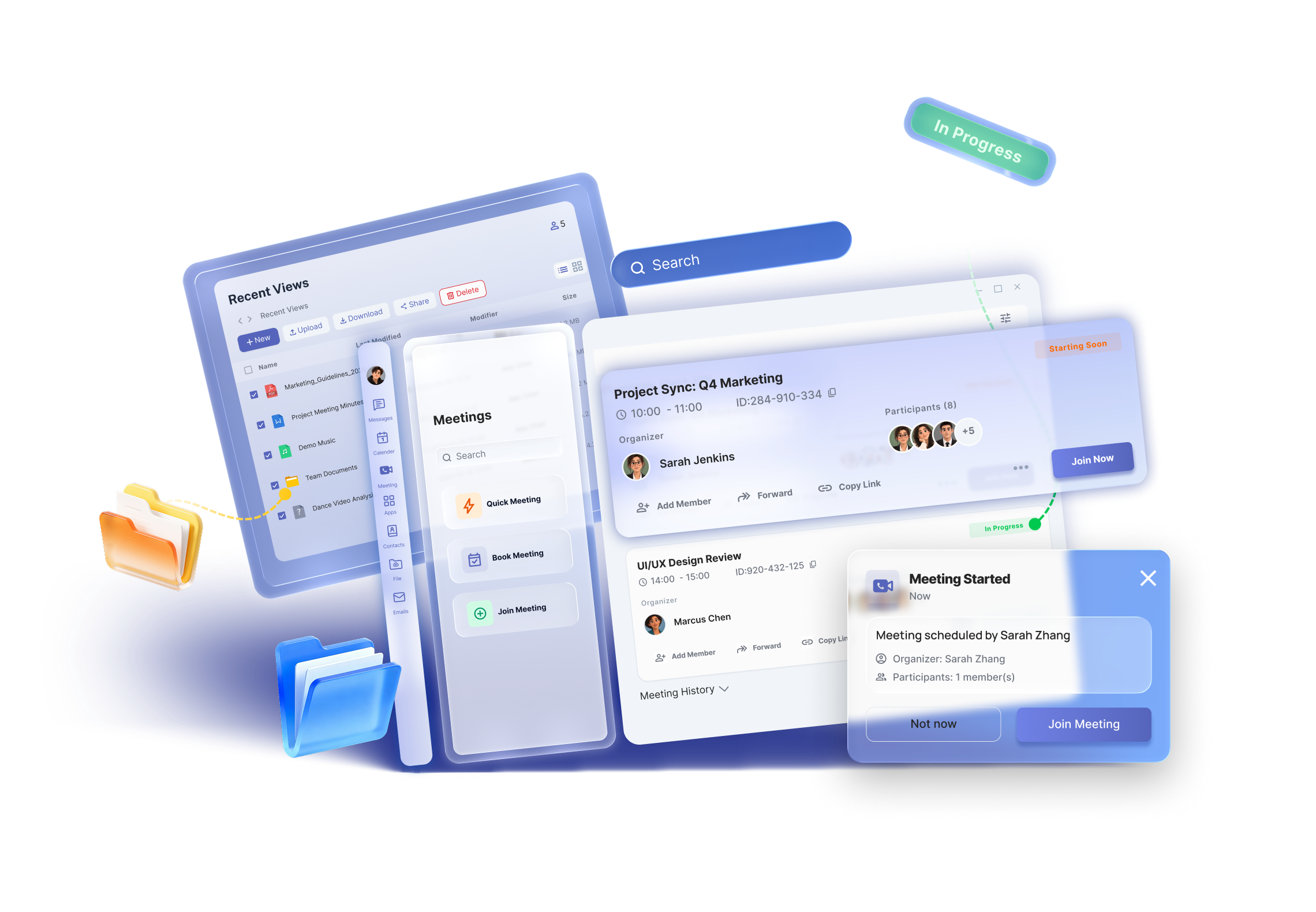 Meetings & CloudDrive